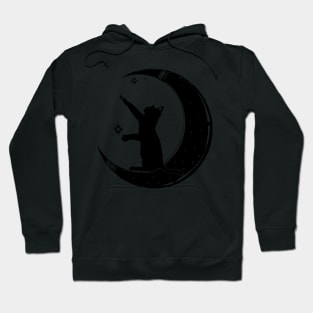 Cat and Moon Hoodie